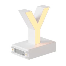 Magnetic LED Light Capital Letter, (Y) H3.7" 3000K
