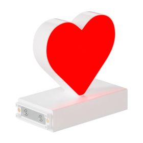 Magnetic LED Light Symbol (Heart) H3.7''
