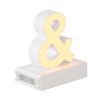 Magnetic LED Light Symbol, (&) H3.7" 3000K