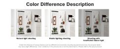 47.6 x 15.7 inch multi-functional design panel wall-mounted full-length mirror, space-saving
