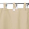 50inch*84inch Luxury Nylon Outdoor Curtains with Waterproof Velcro Closures. High-End Sunscreen Curtains for Patios, Balconies, and Patios.