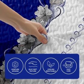Quilted Embroidered Sofa Cover And Daybed Cover Set For 1 To 4 Seaters (Option: 2 Seater)