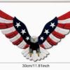 1 pc 250th anniversary of American independence, bald eagle commemorative wooden plaque, home porch decoration, wooden hanging board