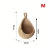 1pc Wall Hanging Basket; Bohemian Style Woven Basket; Creative Teardrop Shape Suitable For Vegetables And Fruits; Kitchen Storage Basket