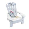 Beach Chair Home Decoration Creative Cute Ocean Beach Chair Ornament Wooden Craft Mini Miniature Kids Toy Decoración Hogar