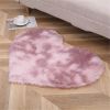 1pc, Tie-dye Silk Wool Area Rug, Plush Carpet, PV Velvet Floor Mat, 27.56*31.5inch