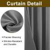 Indoor curtain Rod Pocket, 2 Panels