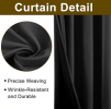 Indoor curtain Rod Pocket, 2 Panels