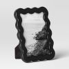 Wavy Shape Picture Frame Black