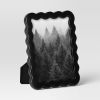 Wavy Shape Picture Frame Black