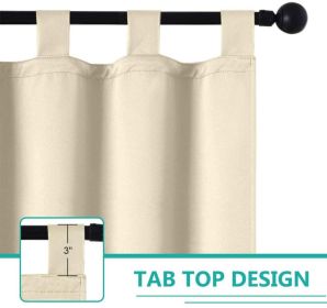 50inch*120inch Luxury Woolen Curtains with Straps: High-End Blackout Curtains for Living and Bedrooms, Thick and Warm, Home Decor (size: 50inch*120inch)