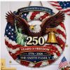 1 pc 250th anniversary of American independence, bald eagle commemorative wooden plaque, home porch decoration, wooden hanging board