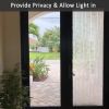 No Glue Self Static Removable Frosted Glass Privacy Window Film, Bamboo