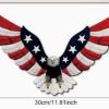 1 pc 250th anniversary of American independence, bald eagle commemorative wooden plaque, home porch decoration, wooden hanging board